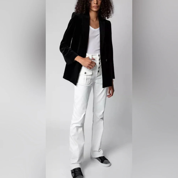 Zadig & Voltaire Eyes Eco Jeans in white - Picture 2 of 6